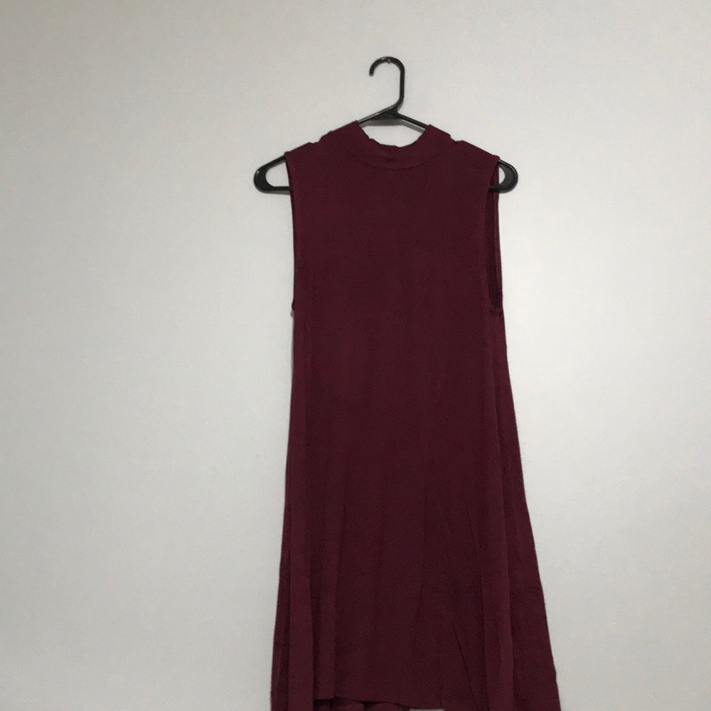 turtleneck swing dress